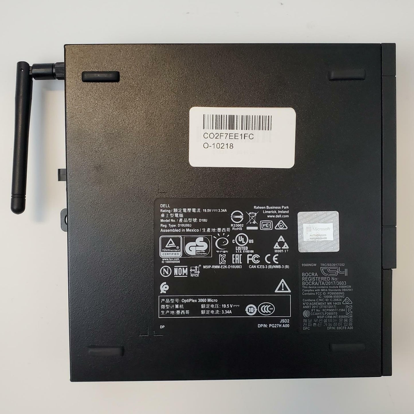 Dell OptiPlex 3060 Win 10 Home i3-8100T 8GB RAM 256GB NVMe | Grade A