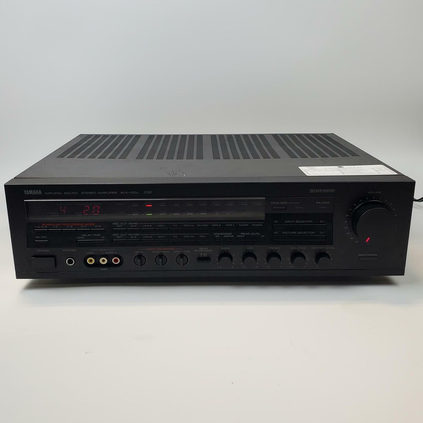 Yamaha AVX-100U Stereo AV Receiver | Grade B