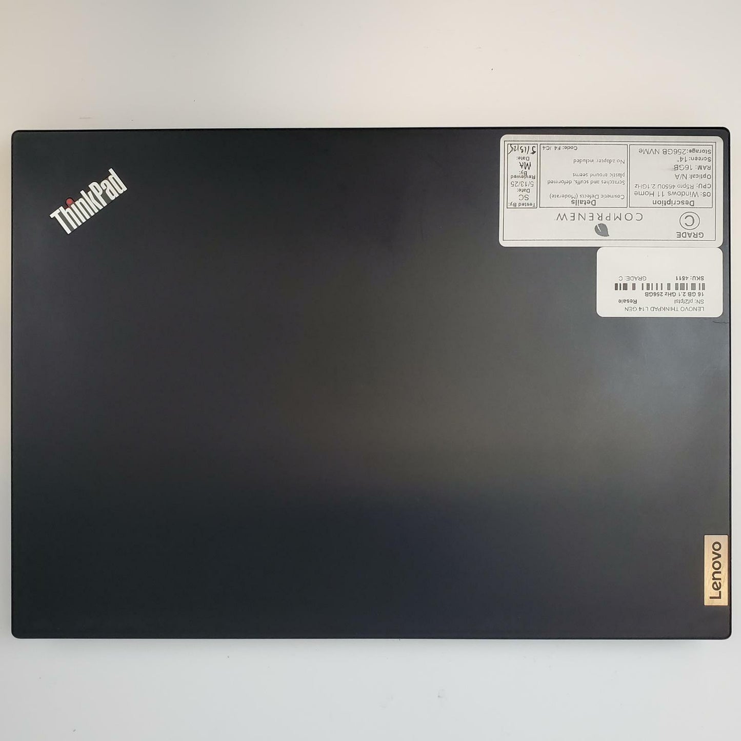 Lenovo ThinkPad L14 Gen1 Win 11 Ryzen 5 Pro 4650U 16GB RAM 256GB NVMe | Grade C