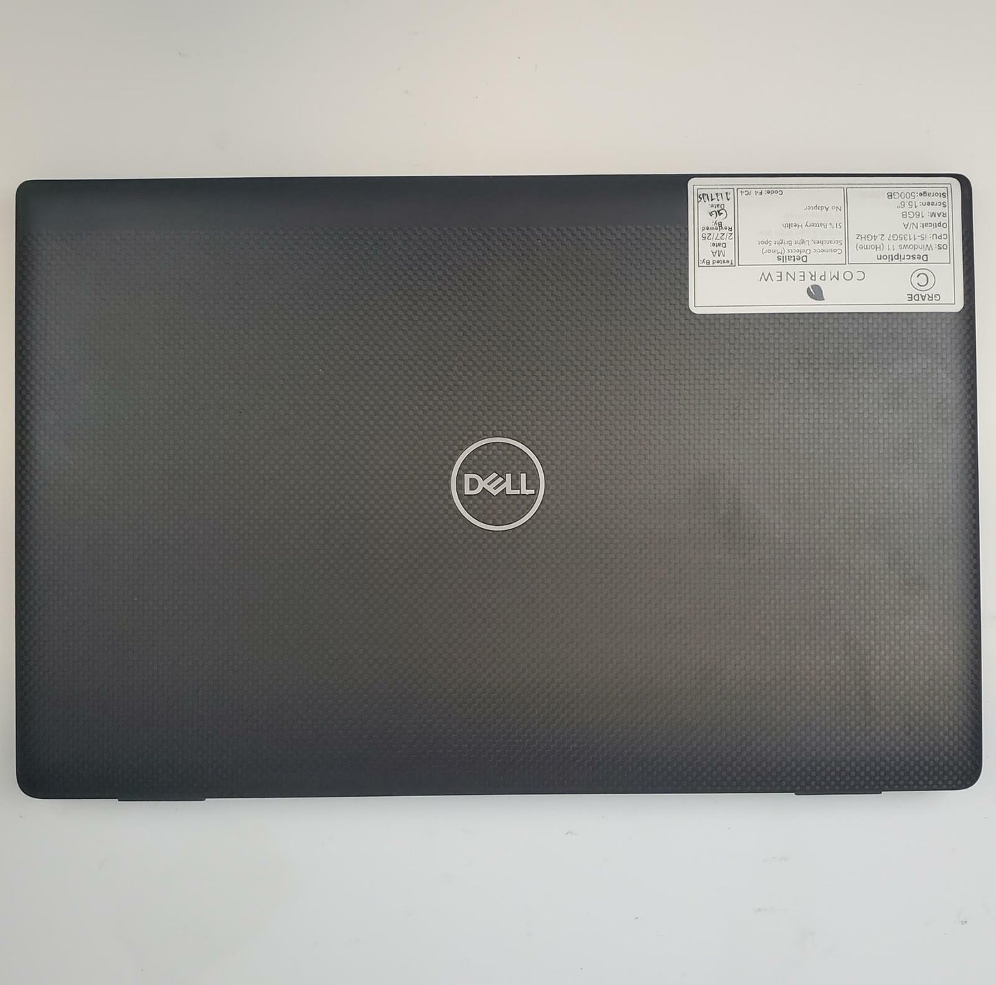 Dell Latitude 7520 Win 11 Home i5-1135G7 16GB RAM 500GB NVMe | Grade C