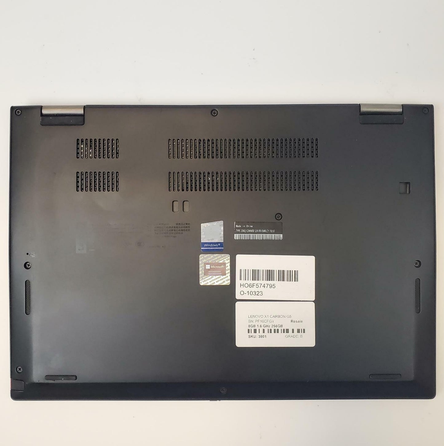 Lenovo X1 Carbon G5 Win 11 Home i5-8365U 8GB RAM 256GB M.2 | Grade B
