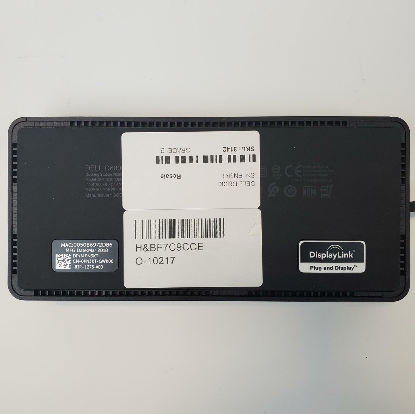 Dell D6000 Laptop Docking Station Bundle | Grade B | 3147