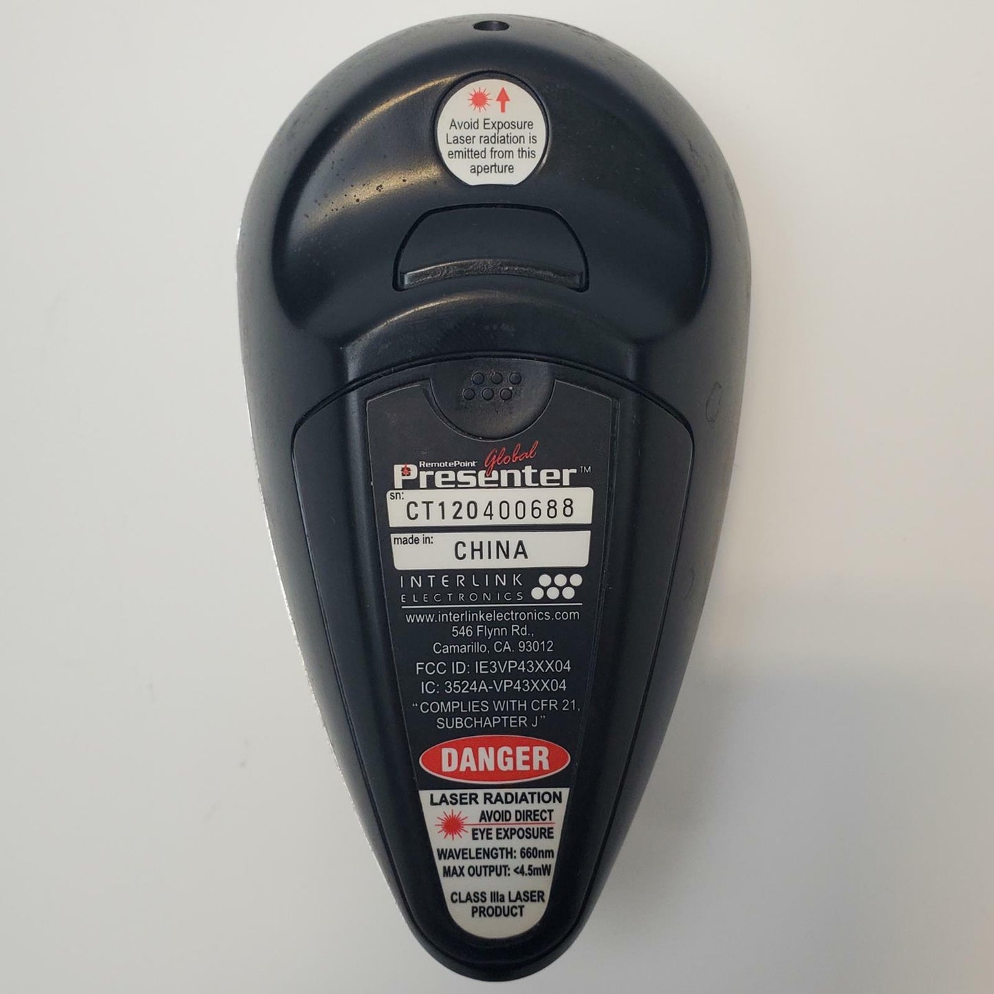 INTERLINK ELECTRONICS VP4300 USB Wireless Presenter Remote | Grade B