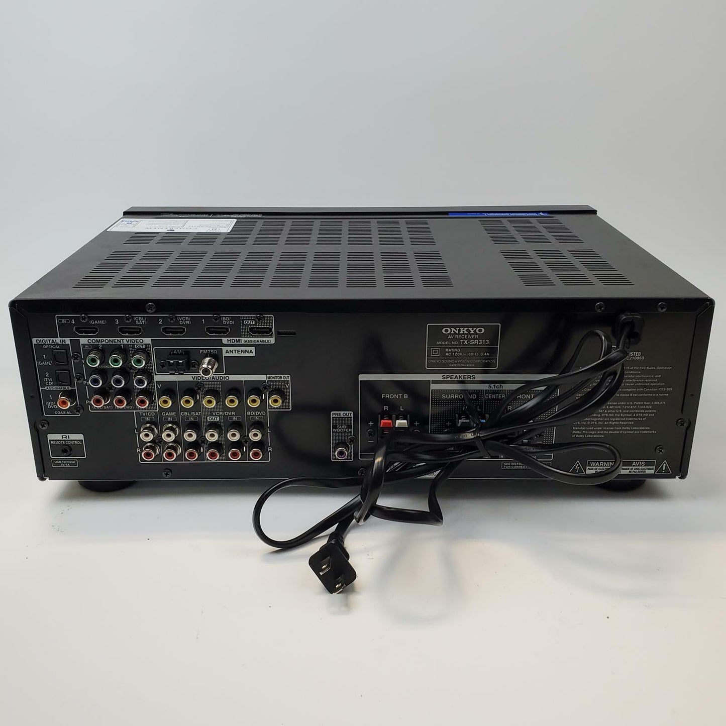 Onkyo TX-SR313 5.1 Surround Receiver | Grade B