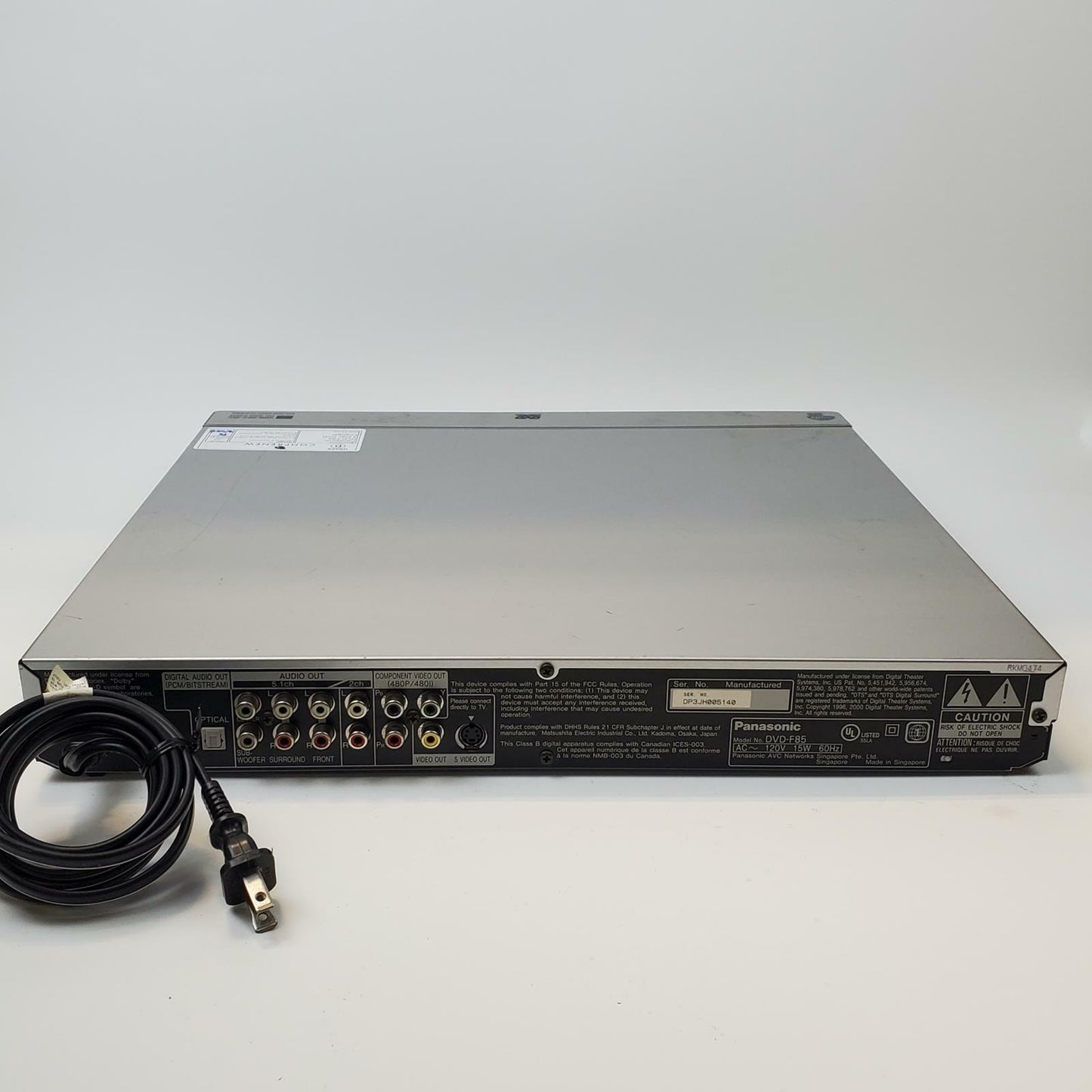 Panasonic DVD-F85 5-Disc DVD Changer | Grade B