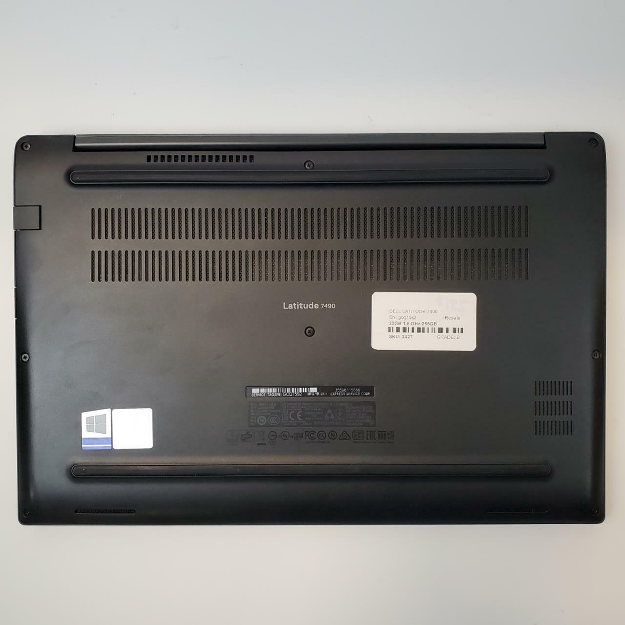 Dell Latitude 7490 Win 11 Home i5-8250U 32GB RAM 256GB NVMe | Grade B