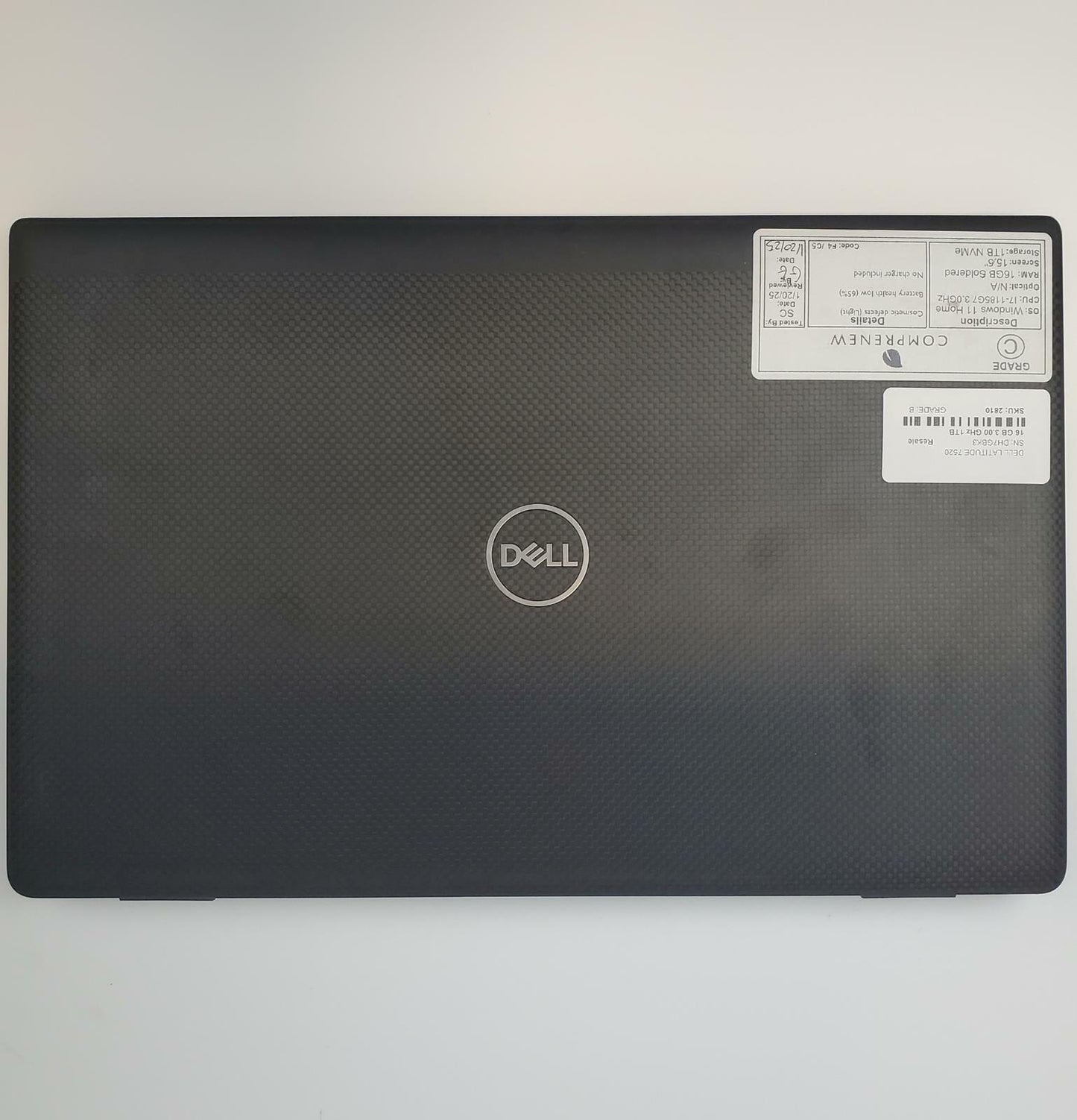 Dell Latitude 7520 Win 11 Home i7-1185G7 16GB RAM 1TB NVMe | Grade C
