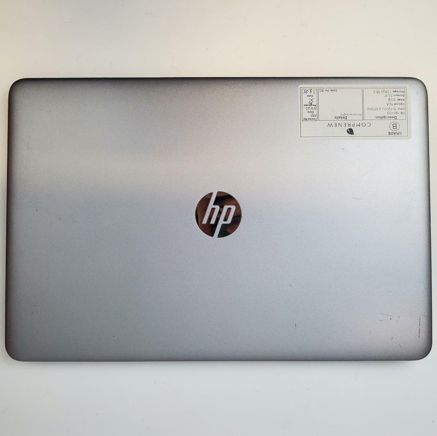 HP EliteBook 850 G4 No OS i5-7200U 8GB RAM 128GB M.2 | Grade B