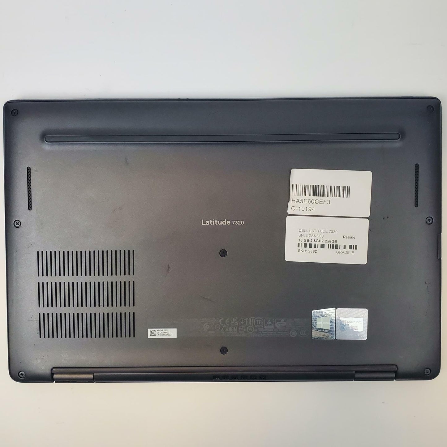 Dell Latitude 7320 Win 11 Home i5-1145G7 8GB RAM 256GB NVMe | Grade B | 2862