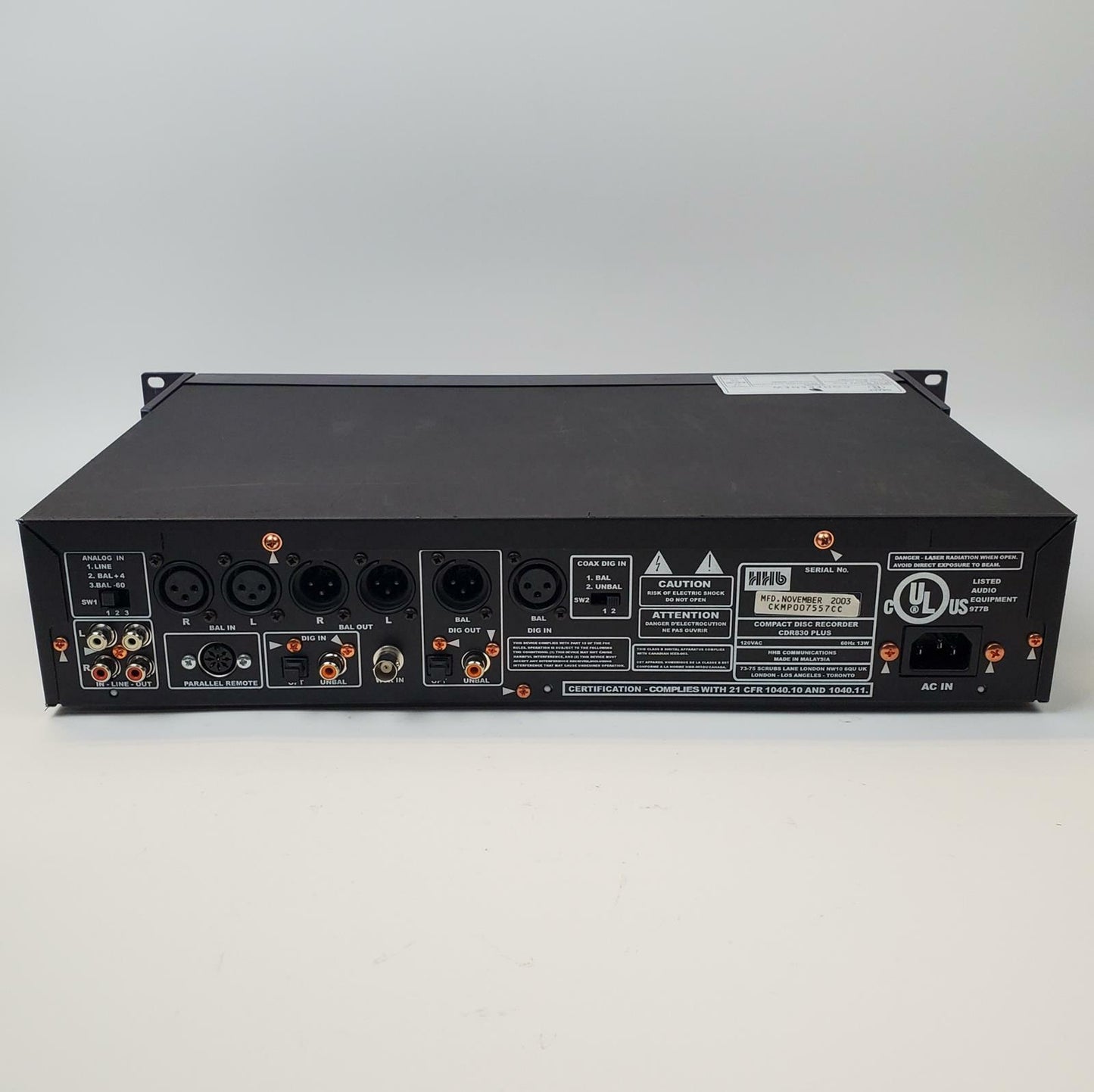 KKB BurnIT Plus CDR-830 Compact Disc Recorder | Grade B