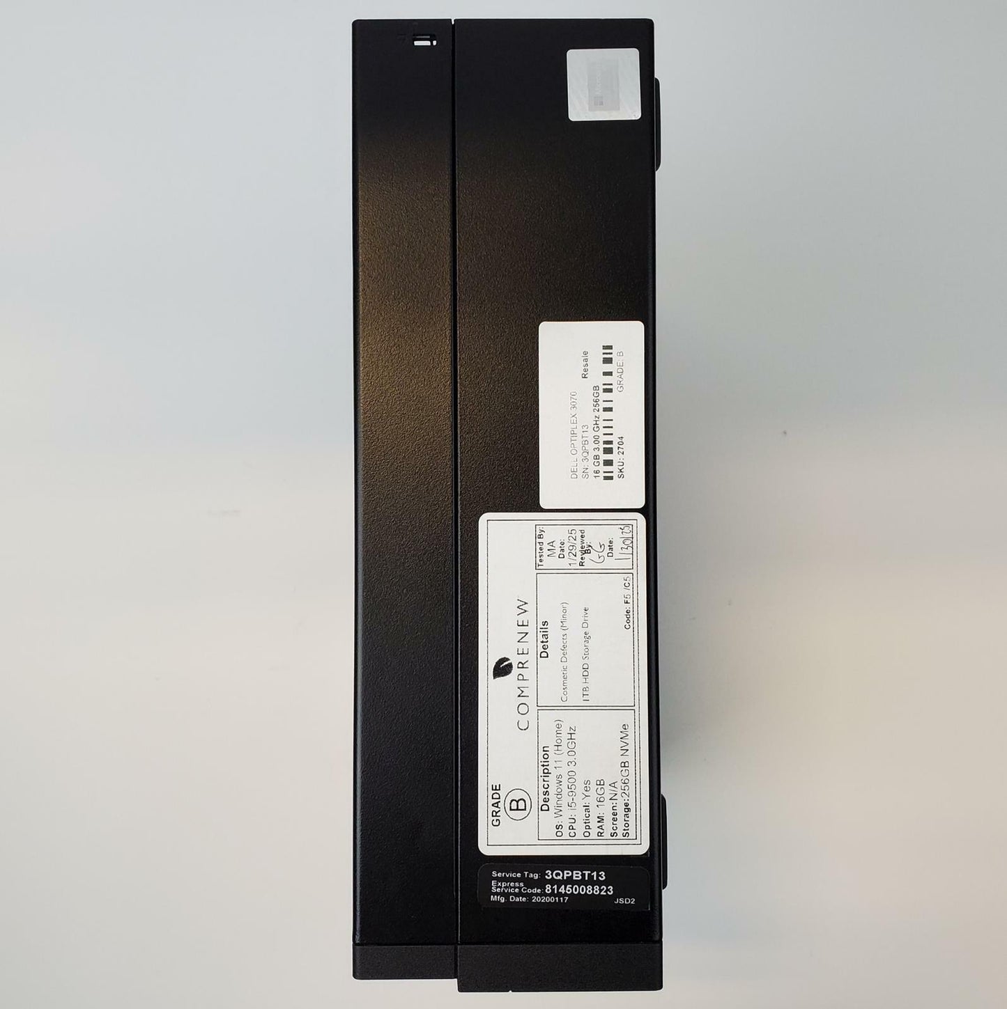 Dell OptiPlex 3070 Win 11 Home i5-9500 16GB RAM 256GB NVMe | Grade B