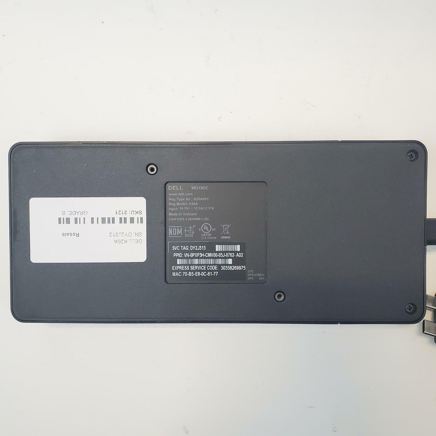 Dell WD19DC Laptop Docking Station Bundle | Grade B