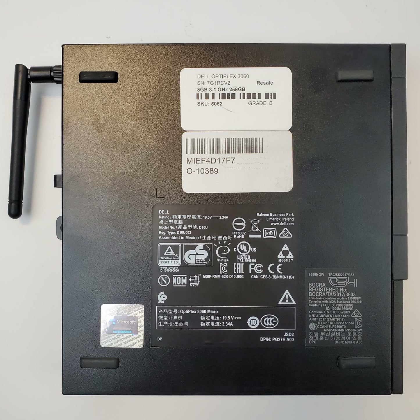 Dell OptiPlex 3060 Win 11 Home i3-8100T 8GB RAM 256GB M.2 | Grade B | 5052