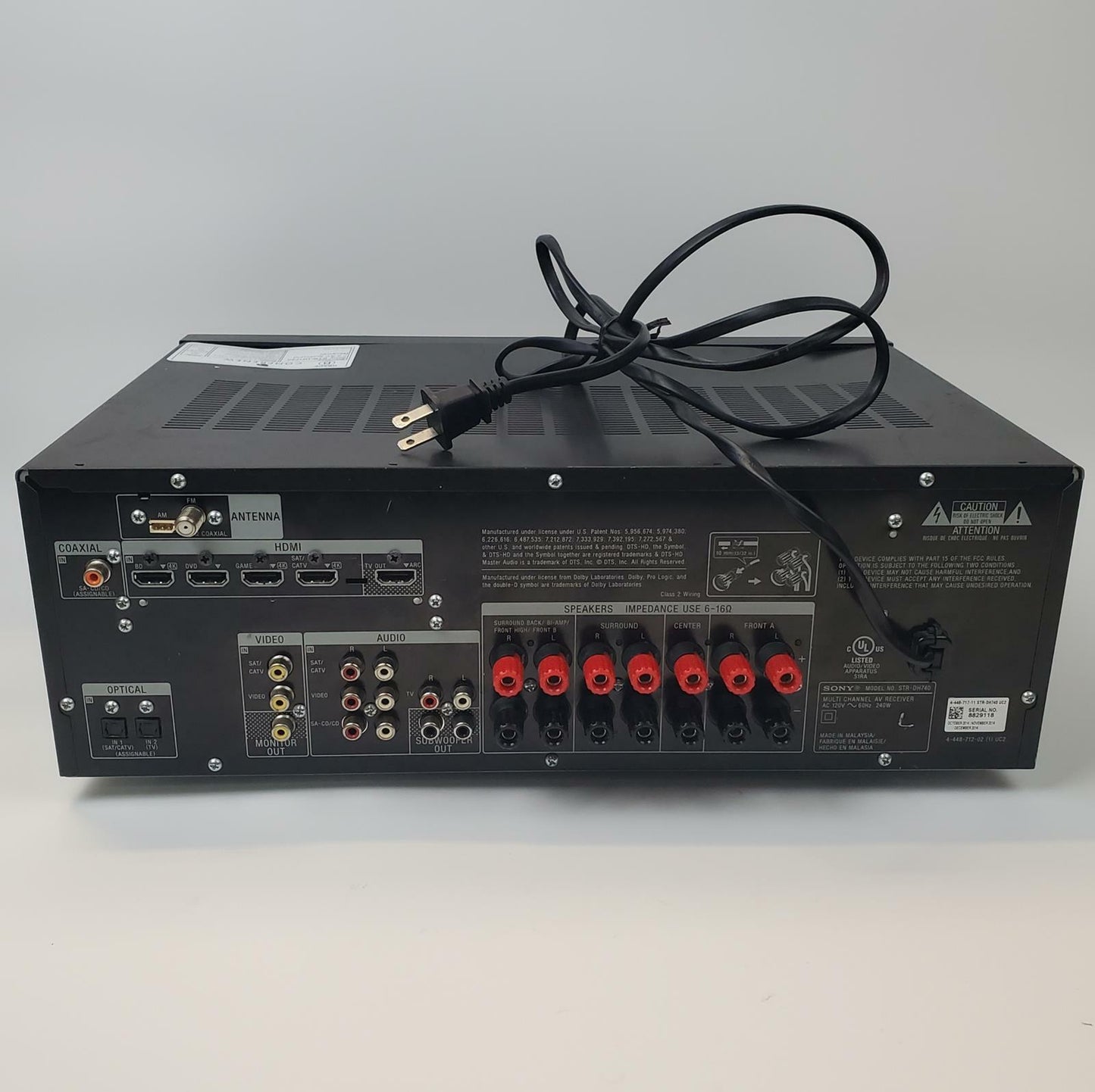 Sony STR-DH740 7.2 AV Surround Receiver | Grade B