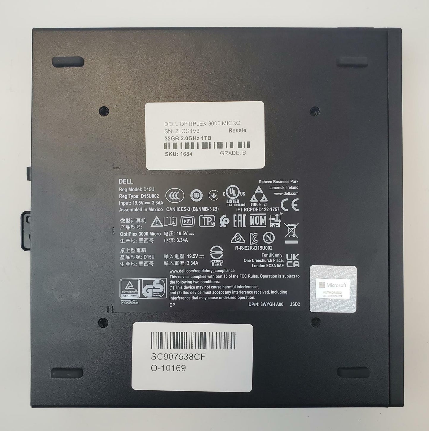 Dell OptiPlex 3000 Win 11 Home i5-12500T 32GB RAM 1TB NVMe | Grade B