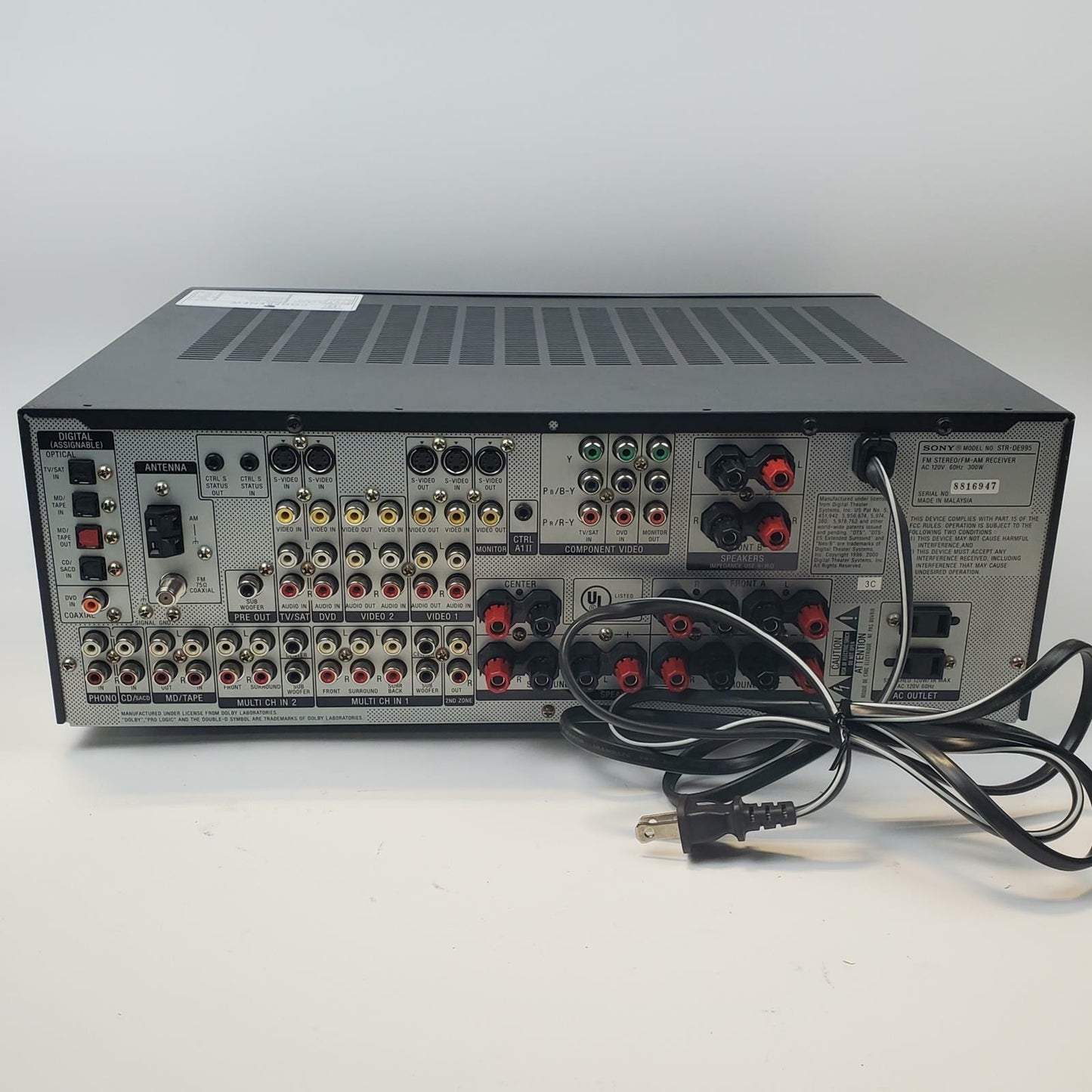 Sony STR-DE995 7.1 AV Surround Receiver | Grade D