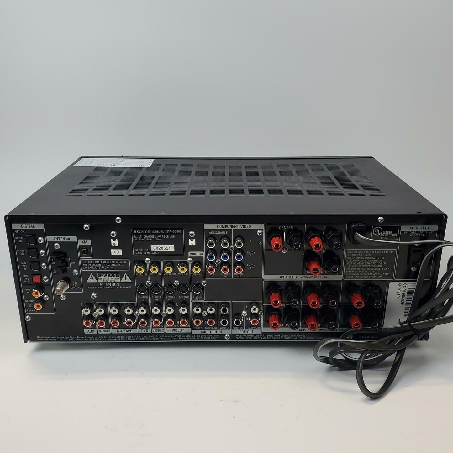 Sony STR-DG600 7.1 Surround AV Receiver | Grade D