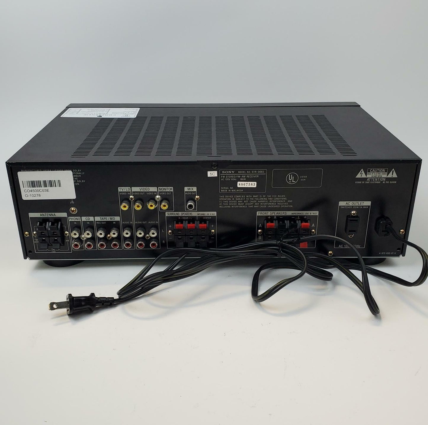 Sony STR-D665 5.1 AV Surround Receiver | Grade B