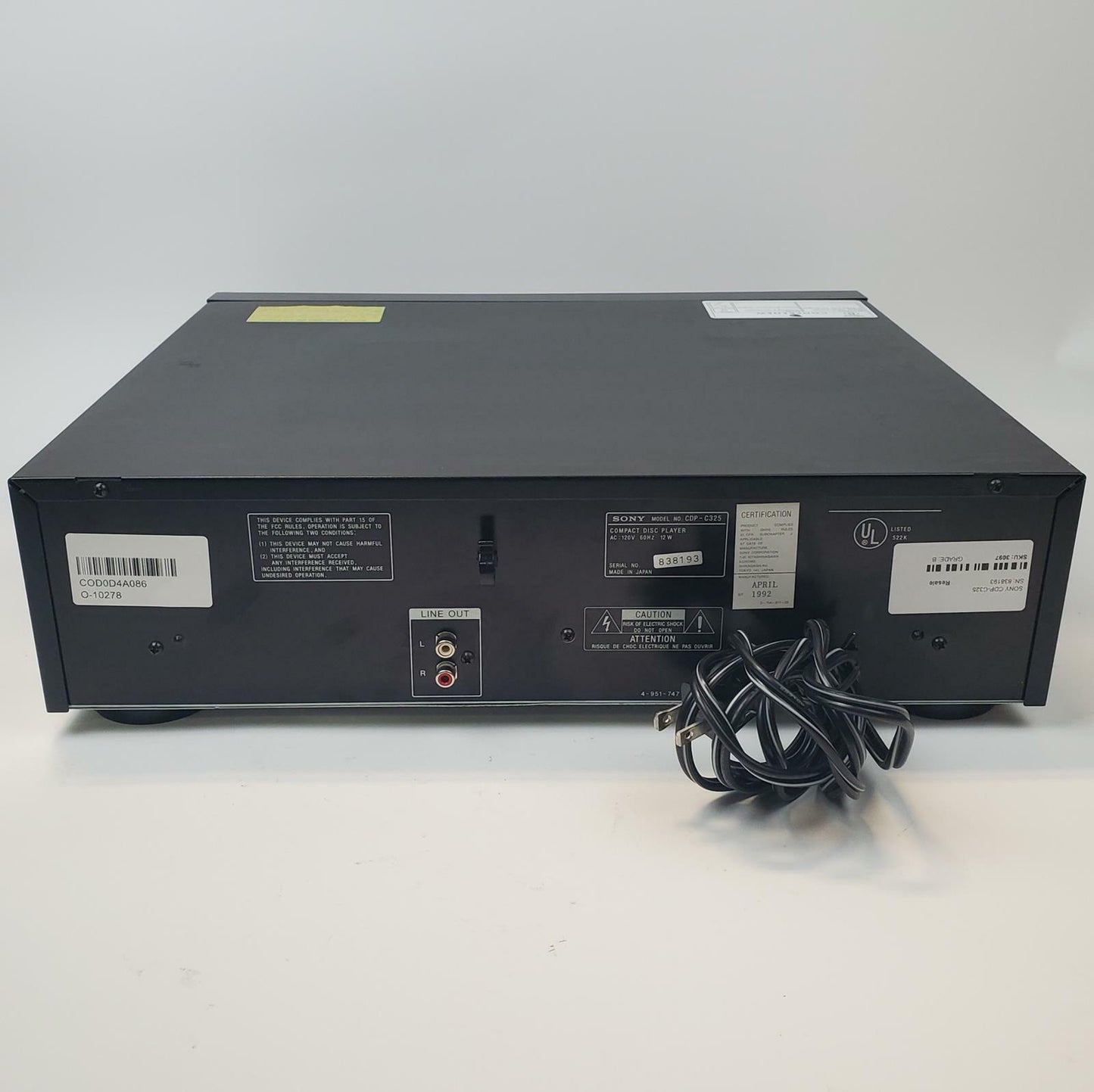Sony CDP-C325 5-Disc CD Changer | Grade B