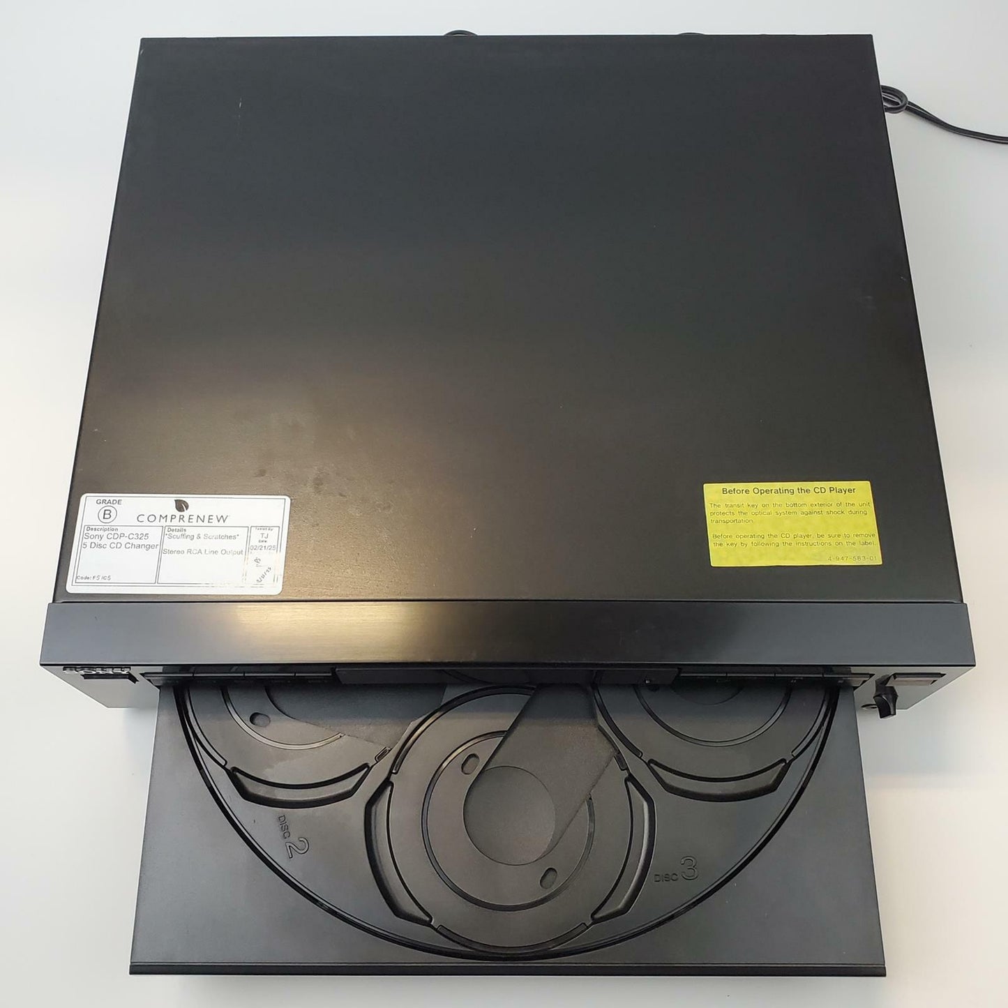 Sony CDP-C325 5-Disc CD Changer | Grade B