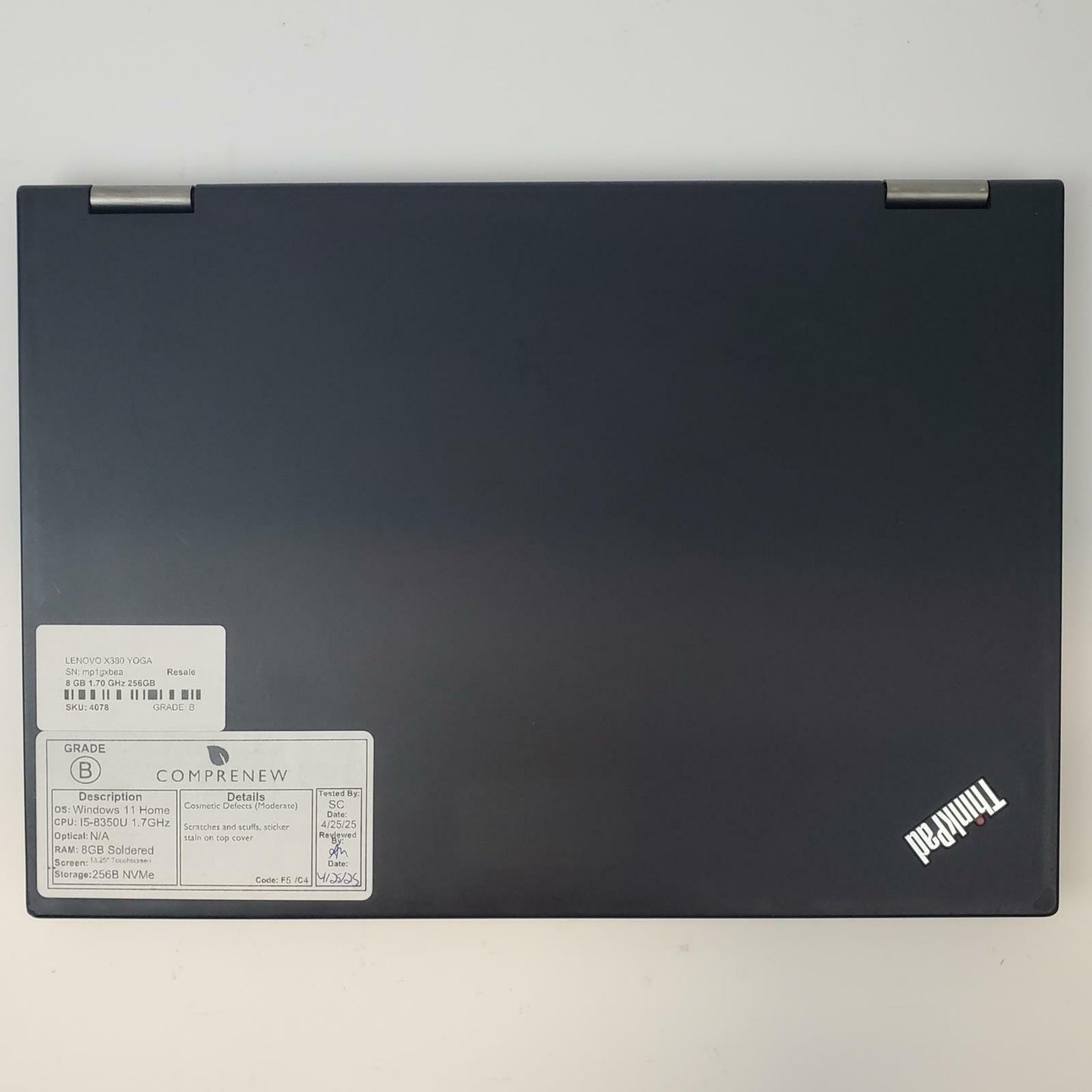 Lenovo ThinkPad X380 Yoga Win 11 Home 5-8350U 8GB RAM 256GB NVMe | Grade B
