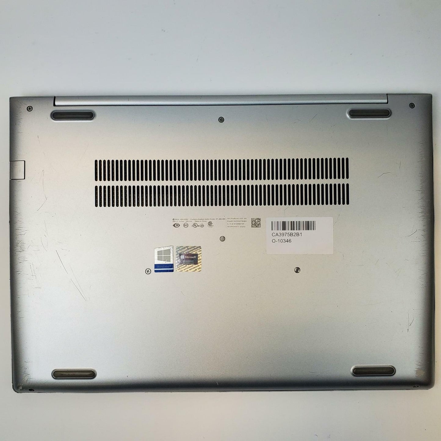 HP ProBook 450 G6 Win 11 Home i5-8265U 16GB RAM 256GB NVMe | Grade C | 3592