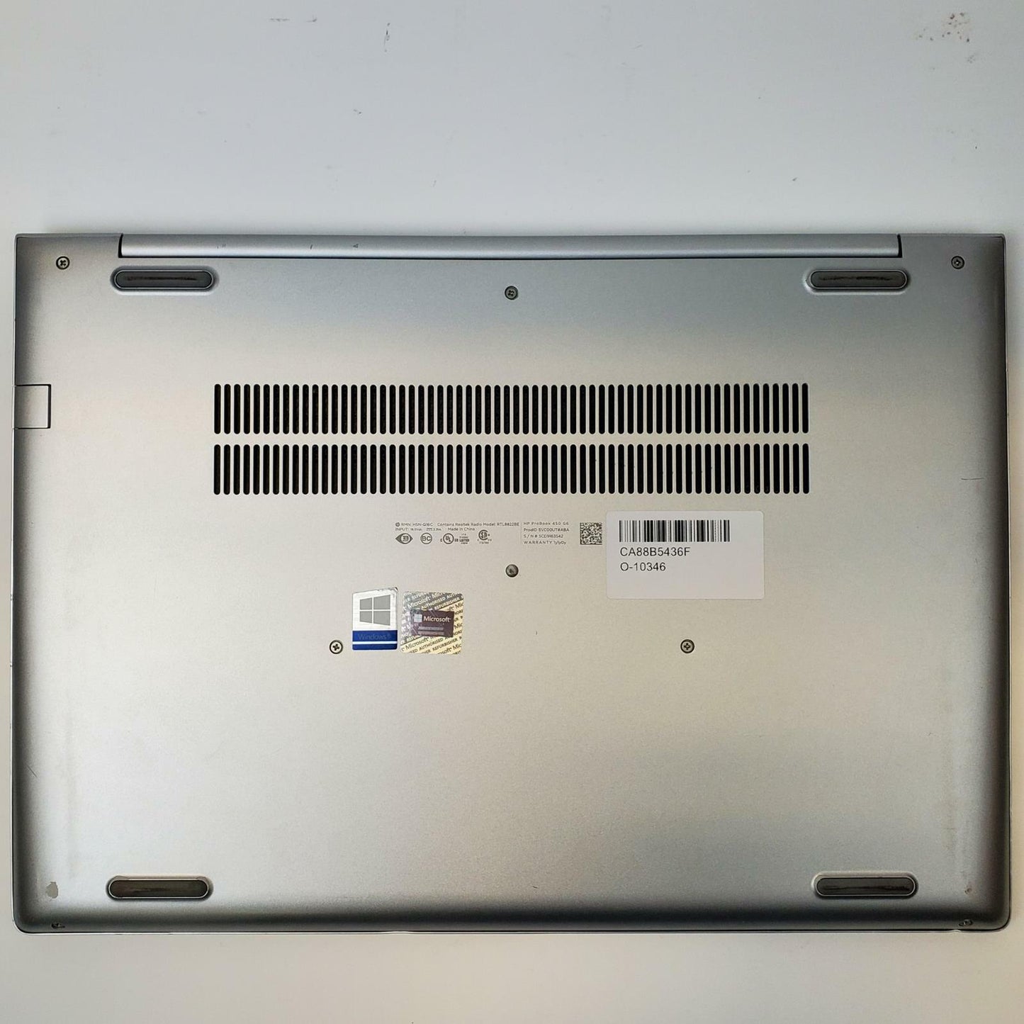 HP ProBook 450 G6 Win 11 Home i5-8265U 16GB RAM 256GB NVMe | Grade B