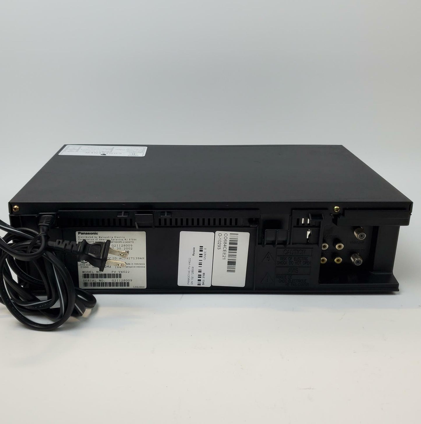 Panasonic PV-V4022 VCR/VHS Player w/ Remote | Grade B