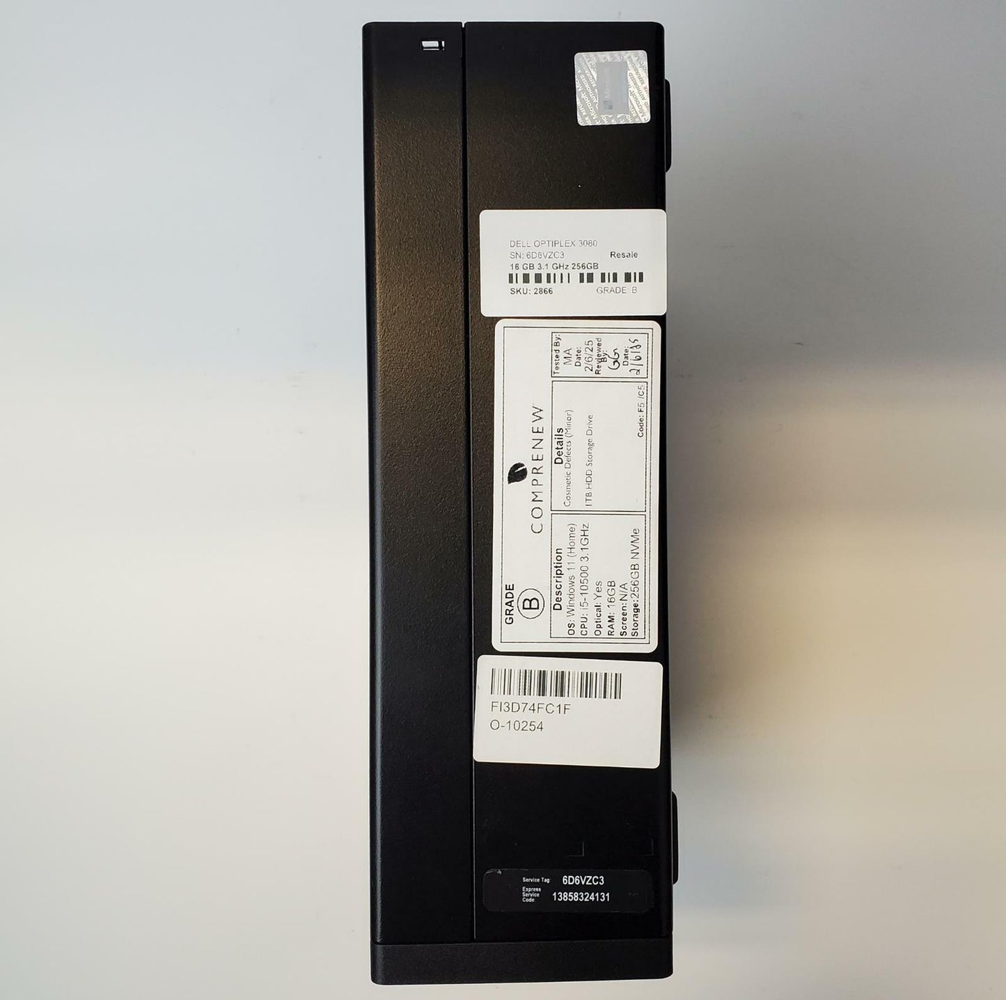 Dell OptiPlex 3080 Win 11 Home i5-10500 16GB RAM 256GB NVMe | Grade B