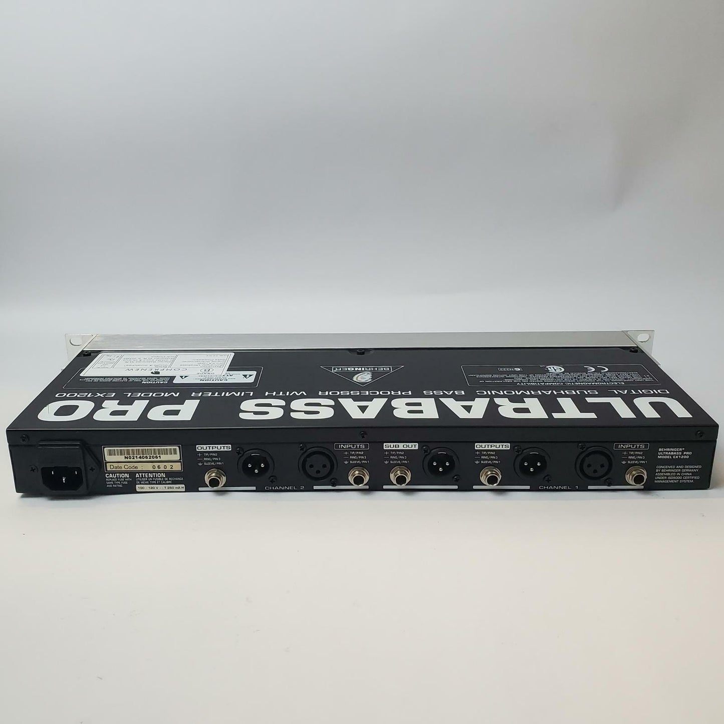 BEHRINGER EX1200 Ultrabass Pro Digital Subharmonic Bass Processor | Grade B