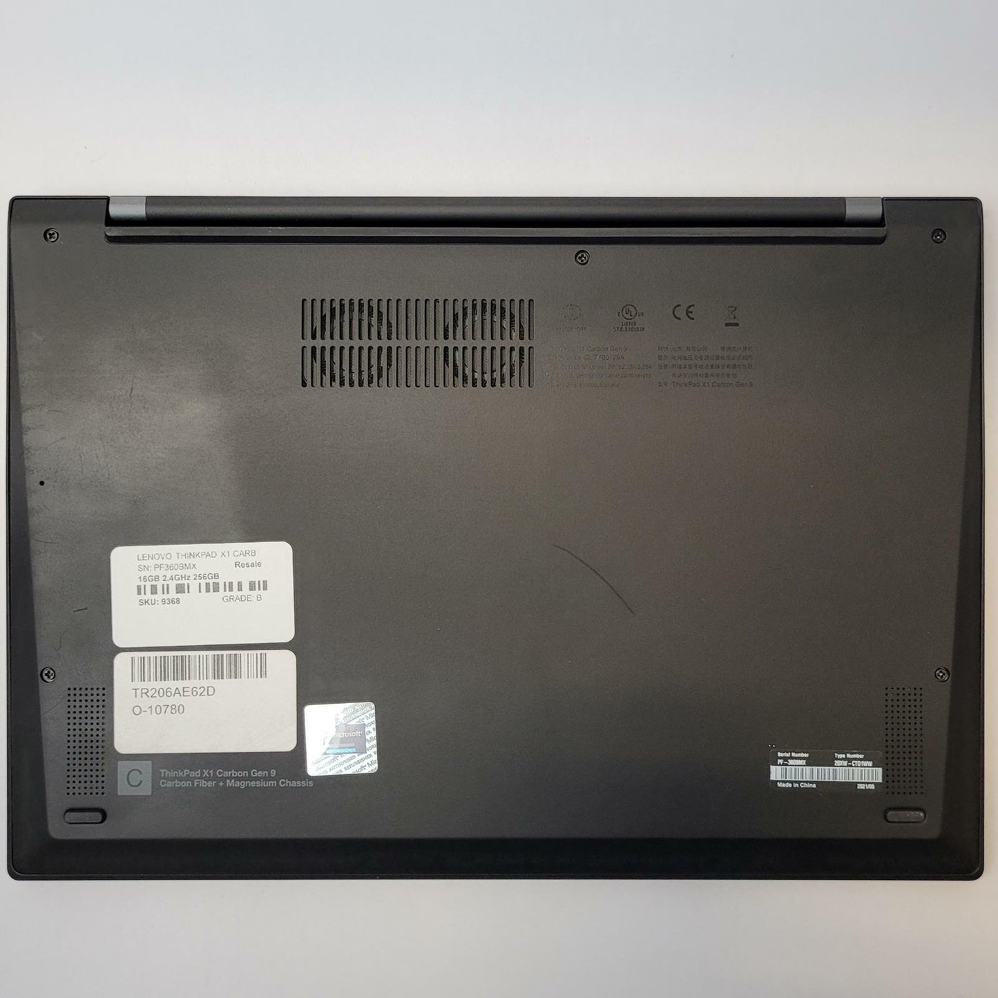 LENOVO THINKPAD X1 CARBON G9 Win 11 i5-1135G7 16GB RAM 256GB NVME | Grade B