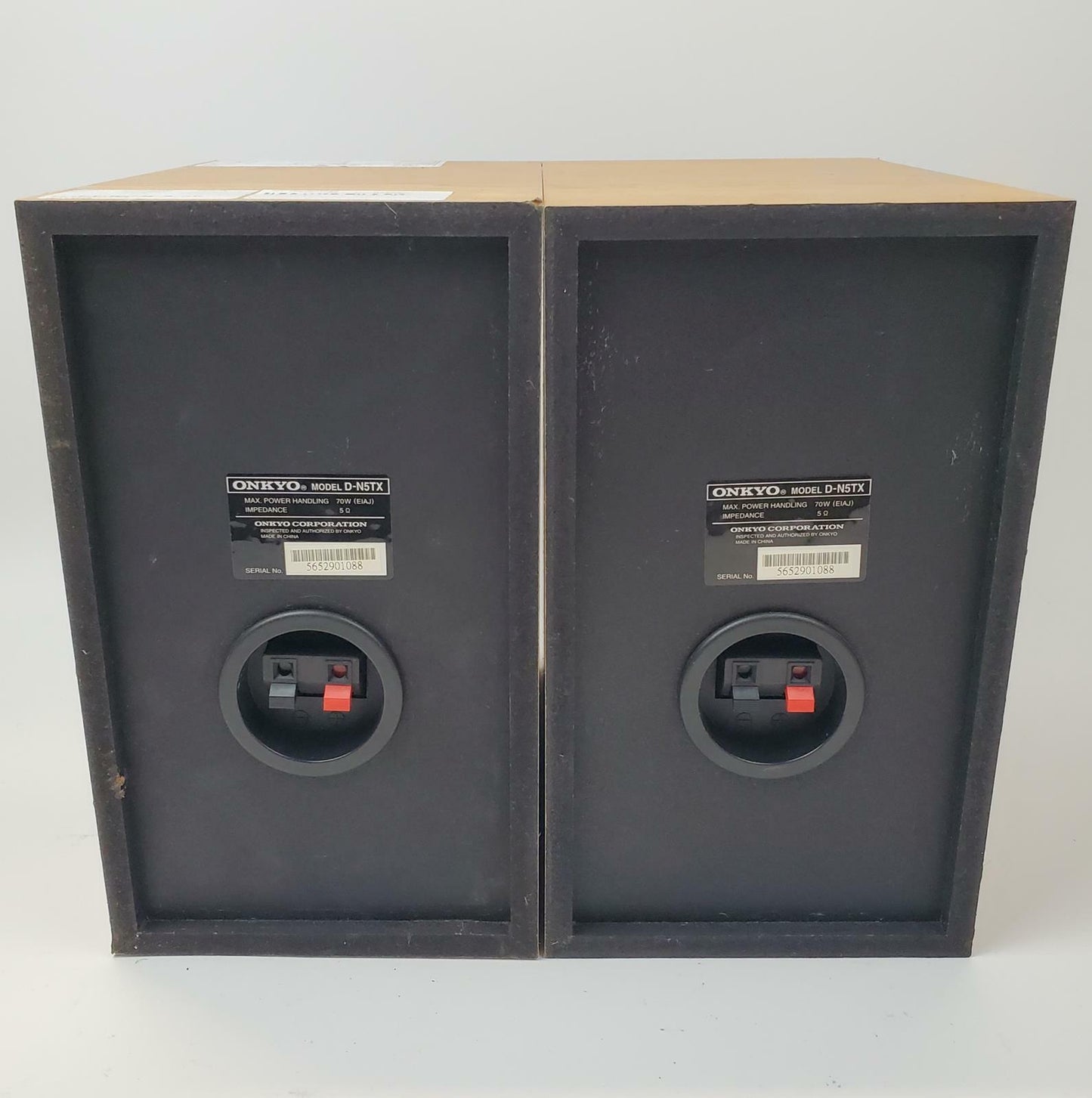 Onkyo D-N5TX Stereo Speaker Pair | Grade B