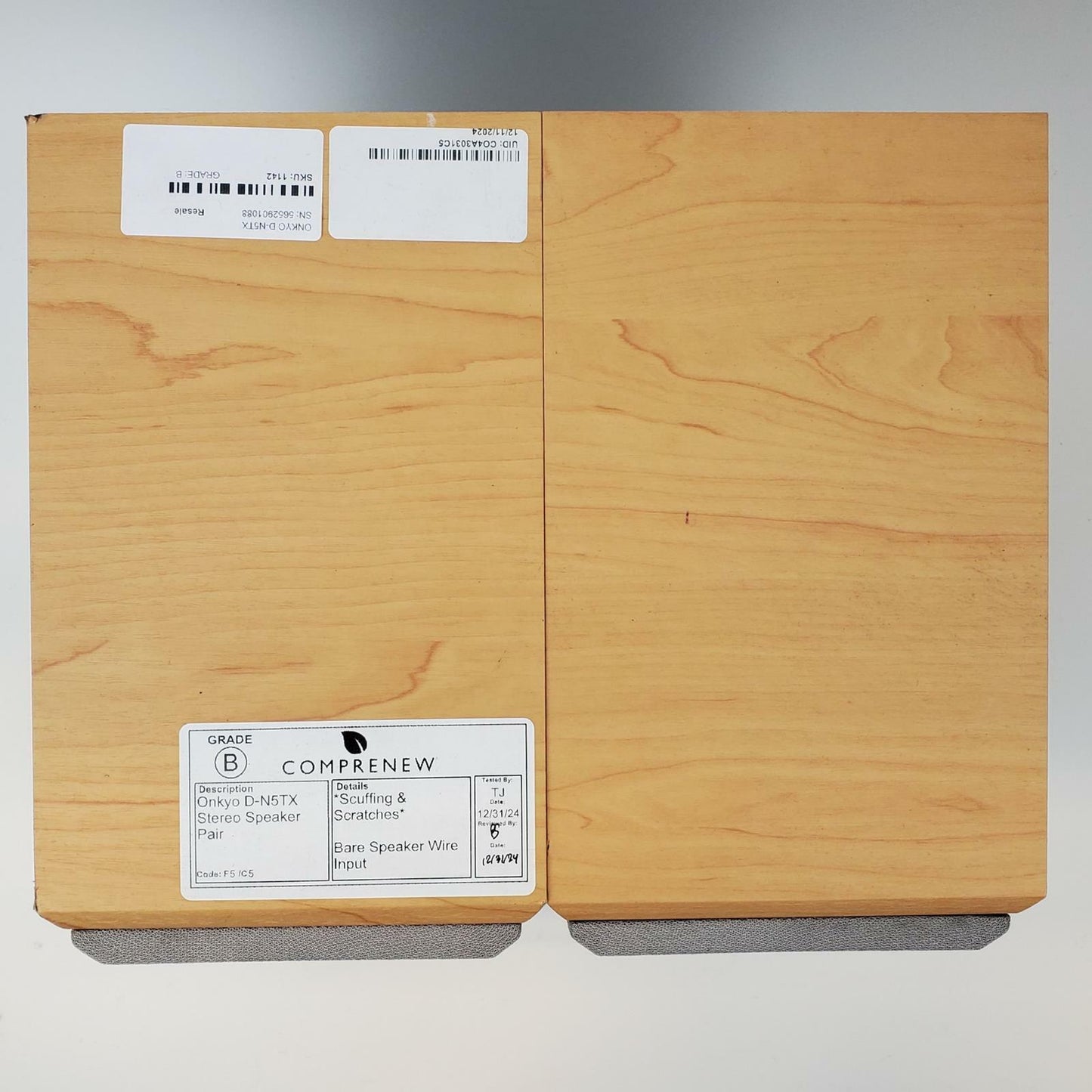 Onkyo D-N5TX Stereo Speaker Pair | Grade B