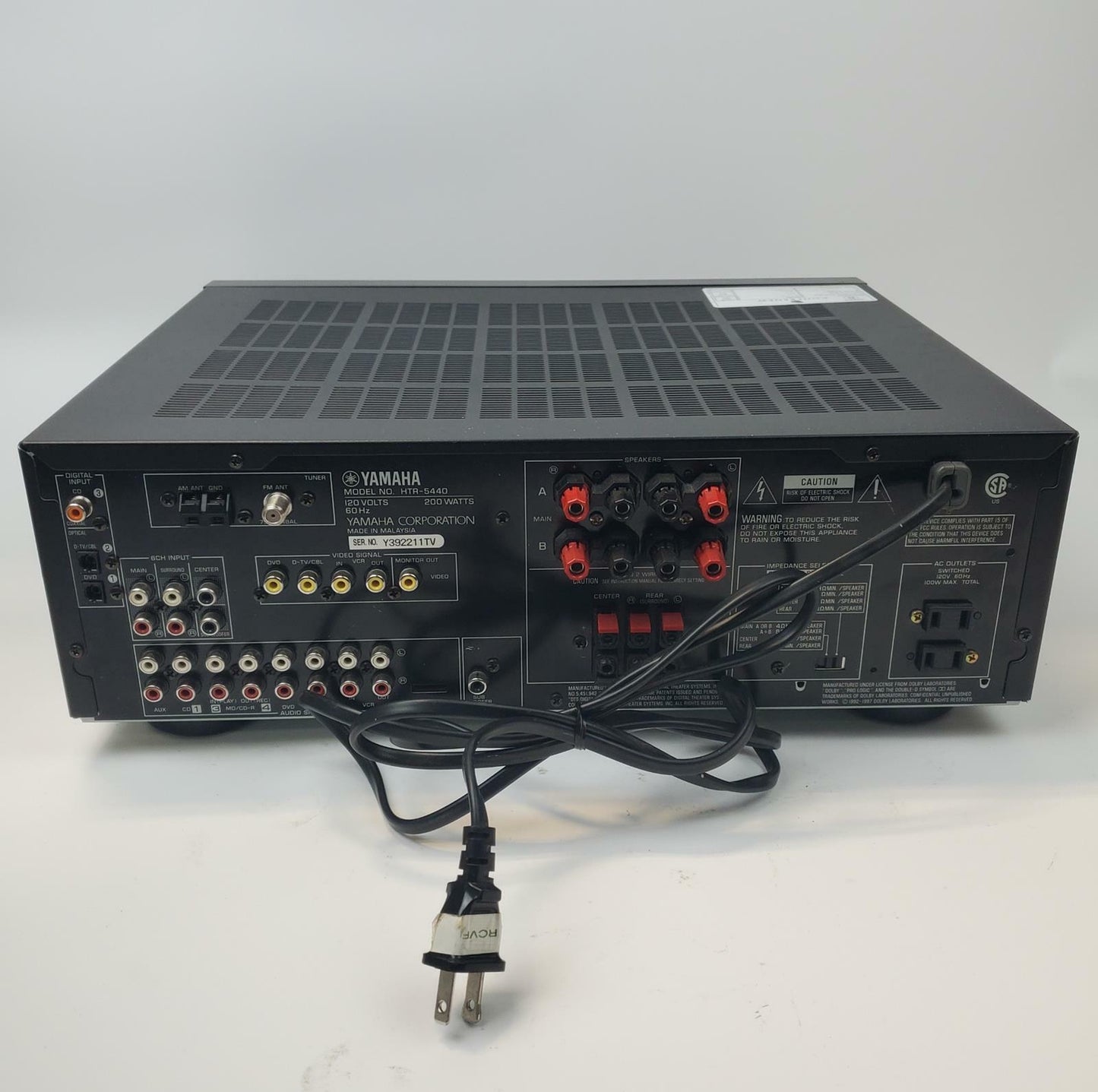 Yamaha HTR-5440 Natural Sound AV Receiver | Grade B