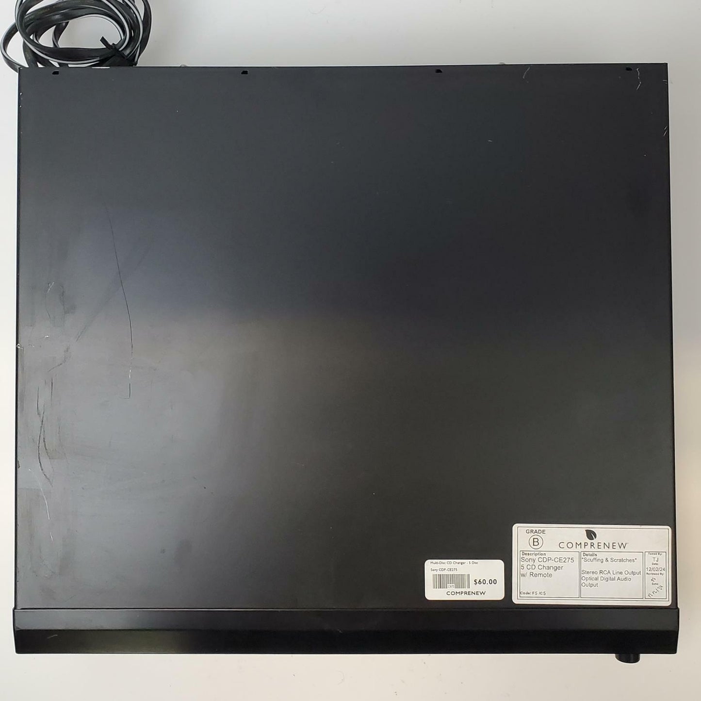 SONY CDP-CE275 5-CD Changer w/ Remote | Grade B