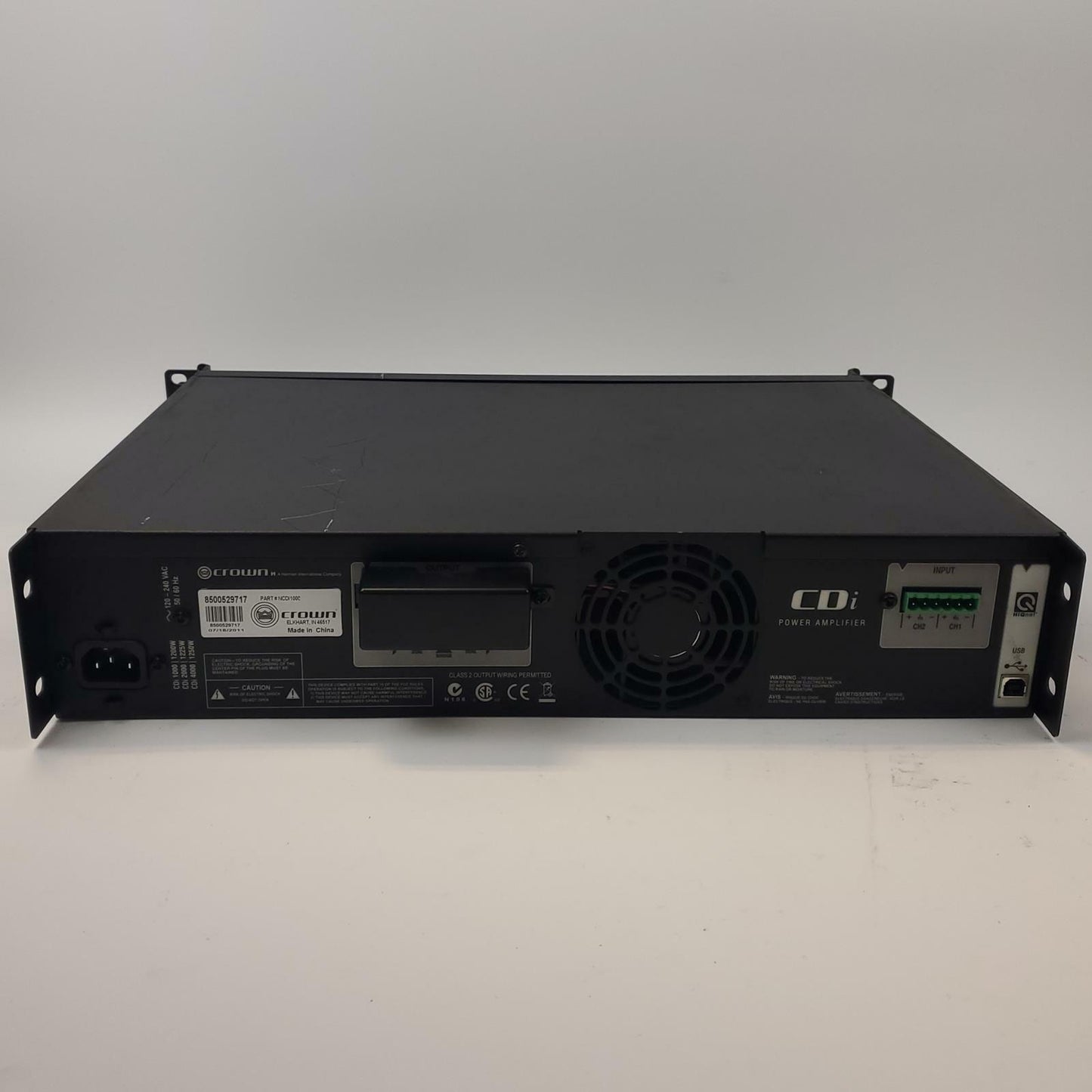 Crown CDi 1000 Power Amplifier | Grade D