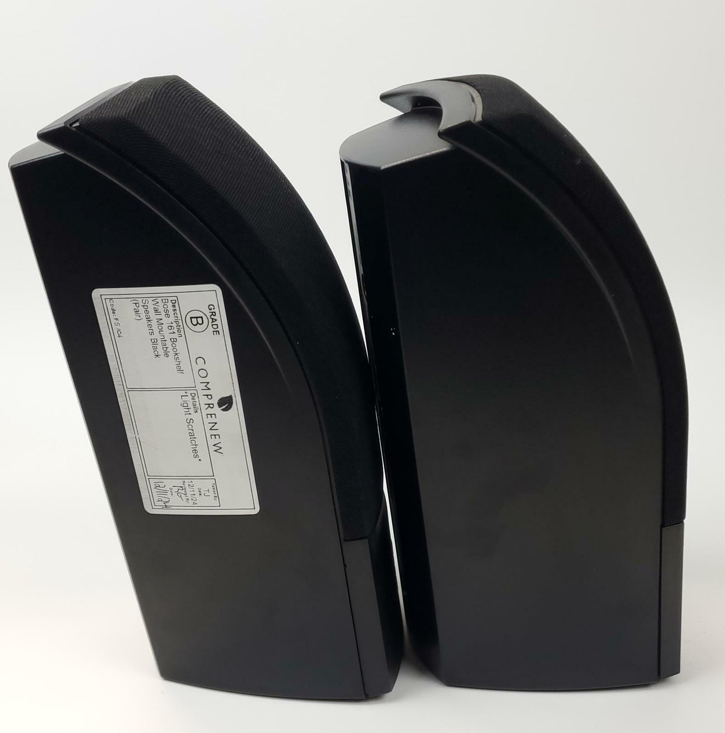 Bose 161 Bookshelf Wall-Mountable Black Speaker Pair | Grade B
