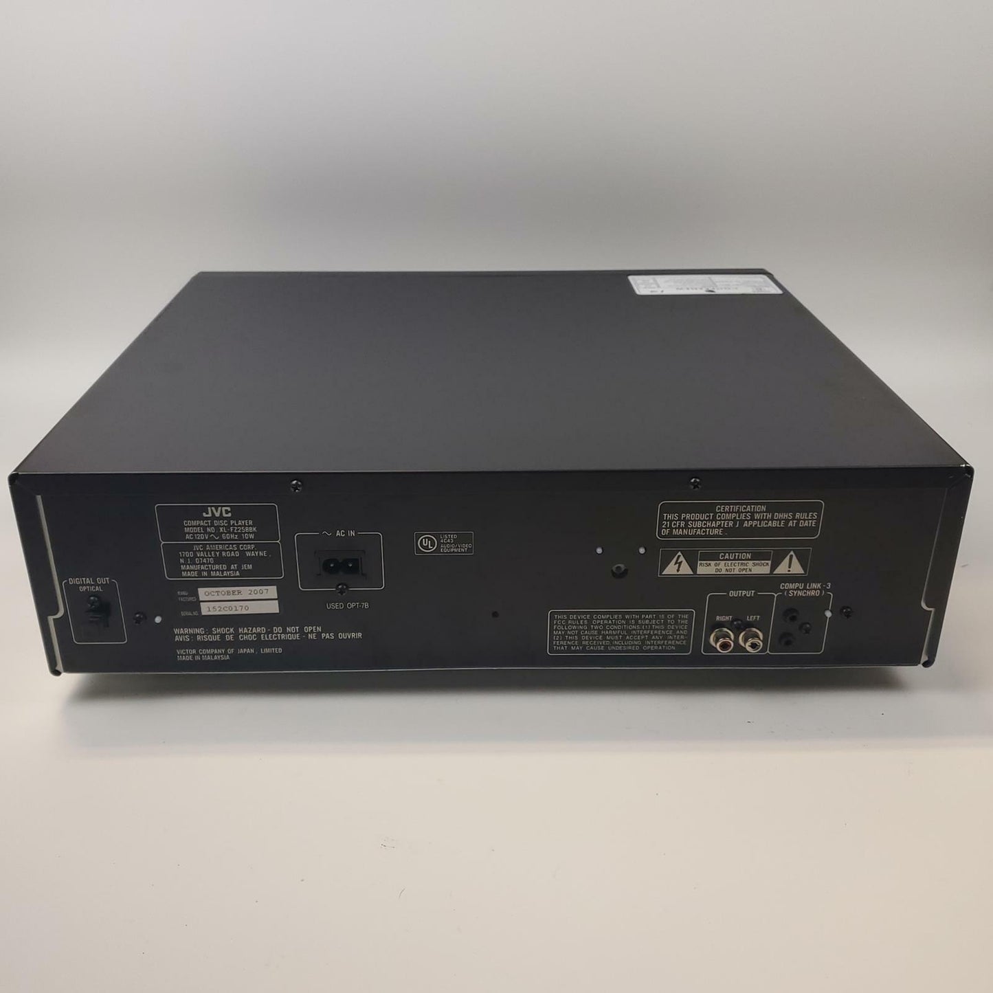 JVC XL-FZ258 Compact Disc Automatic Changer | Grade B