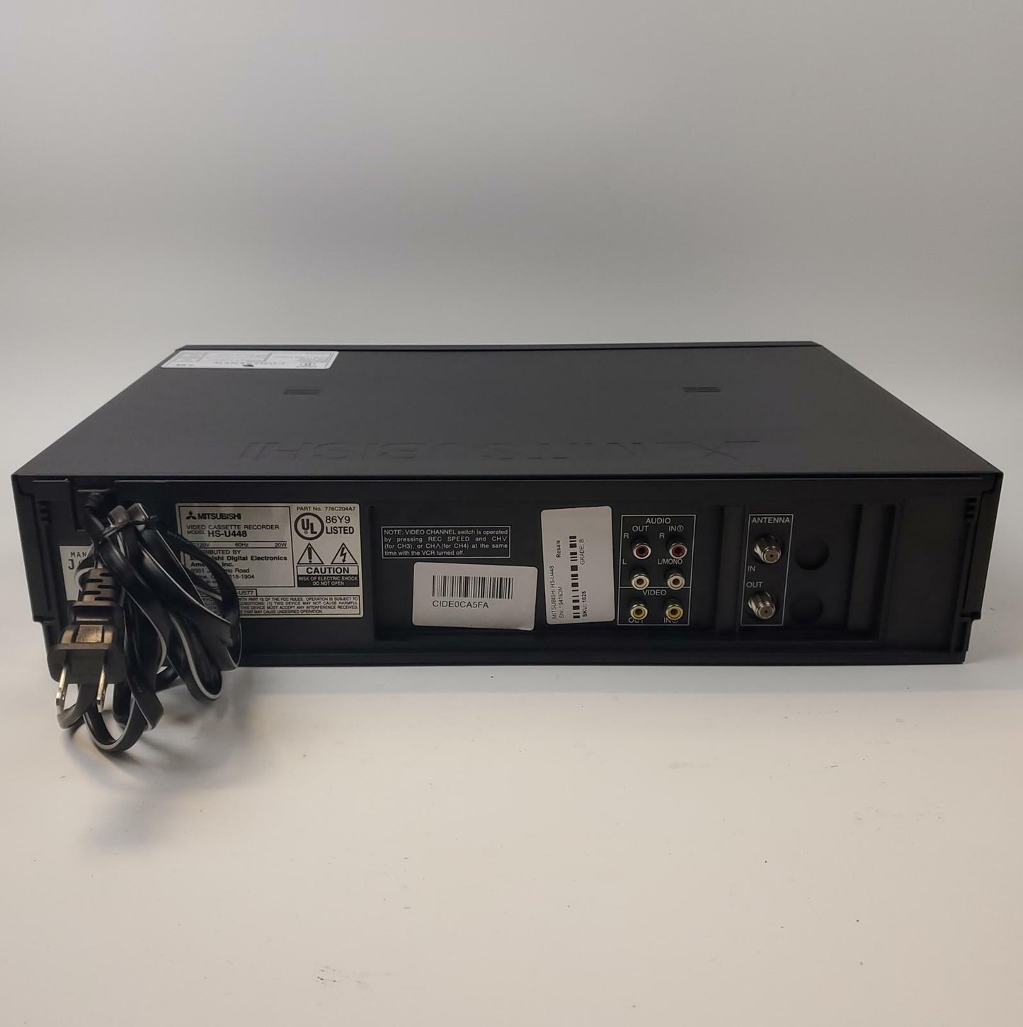Mitsubishi HS-U448 VCR/VHS Player | Grade B