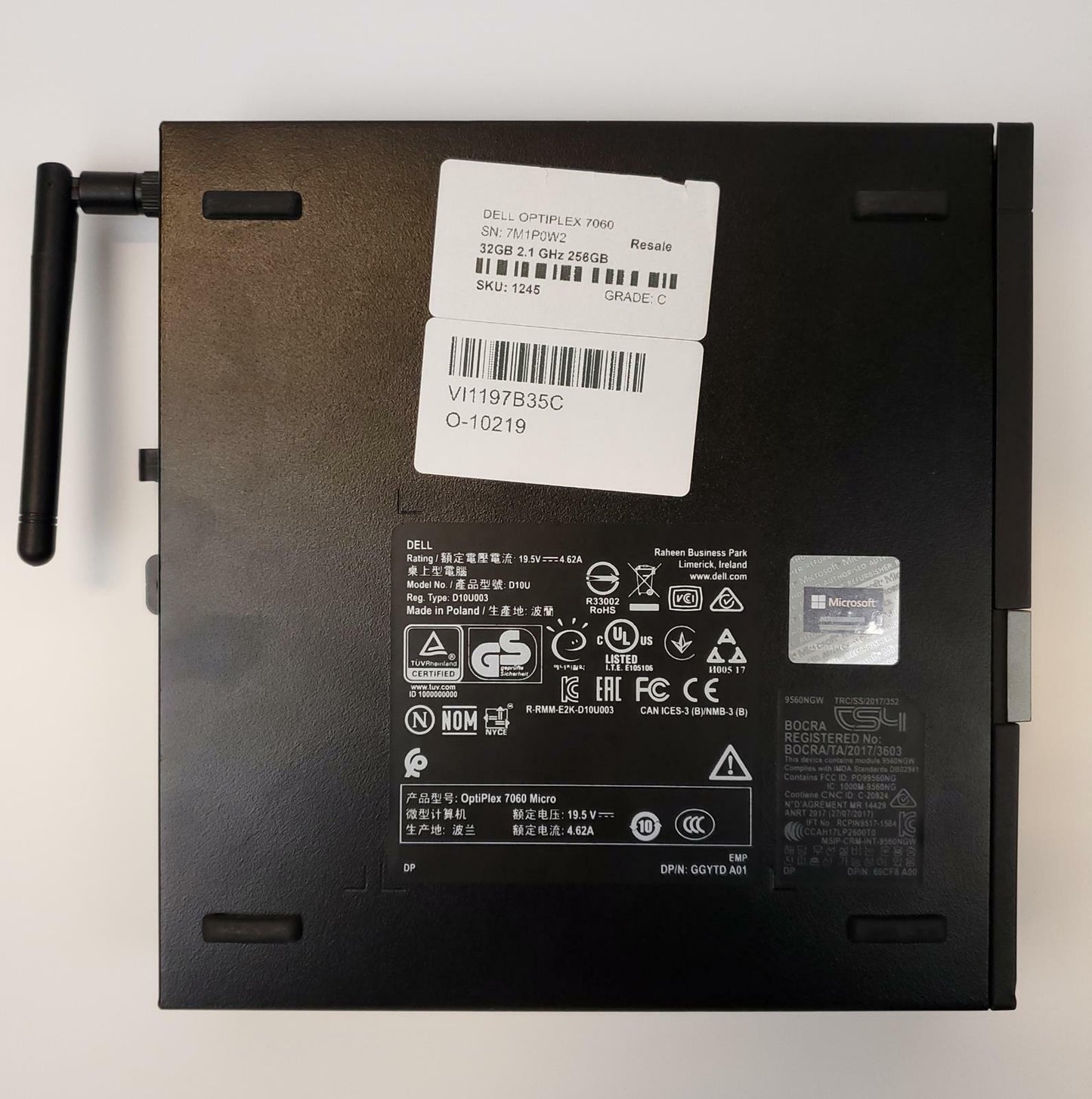 Dell OptiPlex 7060 Win 11 Home i5-8500T i5-8500T 32GB RAM 256GB NVMe | Grade C