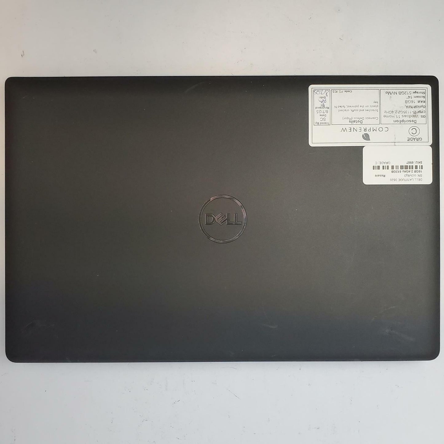 DELL LATITUDE 3520 Win 11 Home I5-1135G7 16GB RAM 512GB NVME | Grade C