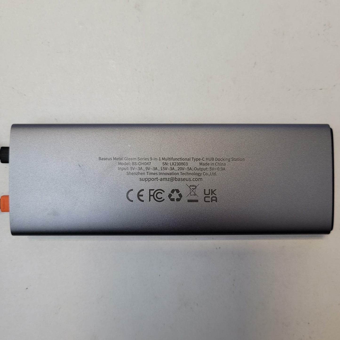 BASEUS BS-OH047 9-in-1 USB-C Docking Station | Grade A