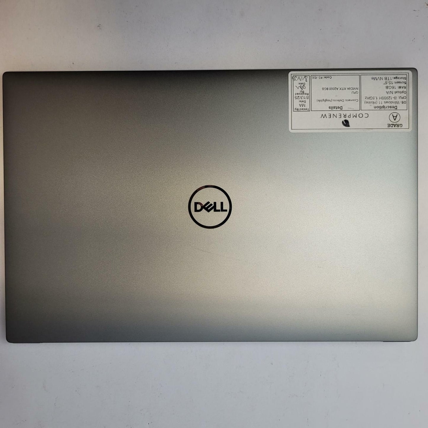 DELL PRECISION 5570 Win 11 Home I9-12900H 16GB RAM 1TB NVME 8GB GPU | Grade A