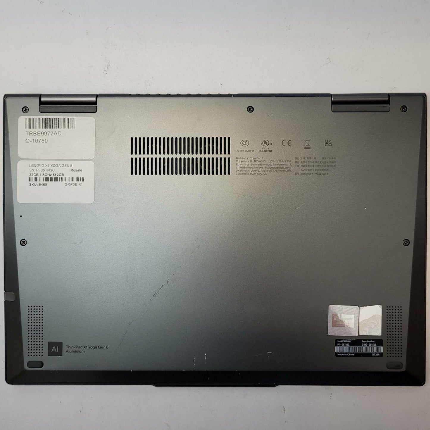 LENOVO X1 YOGA GEN 8 Windows 11 Home i7-1365U 32GB RAM 512GB NVME | Grade C