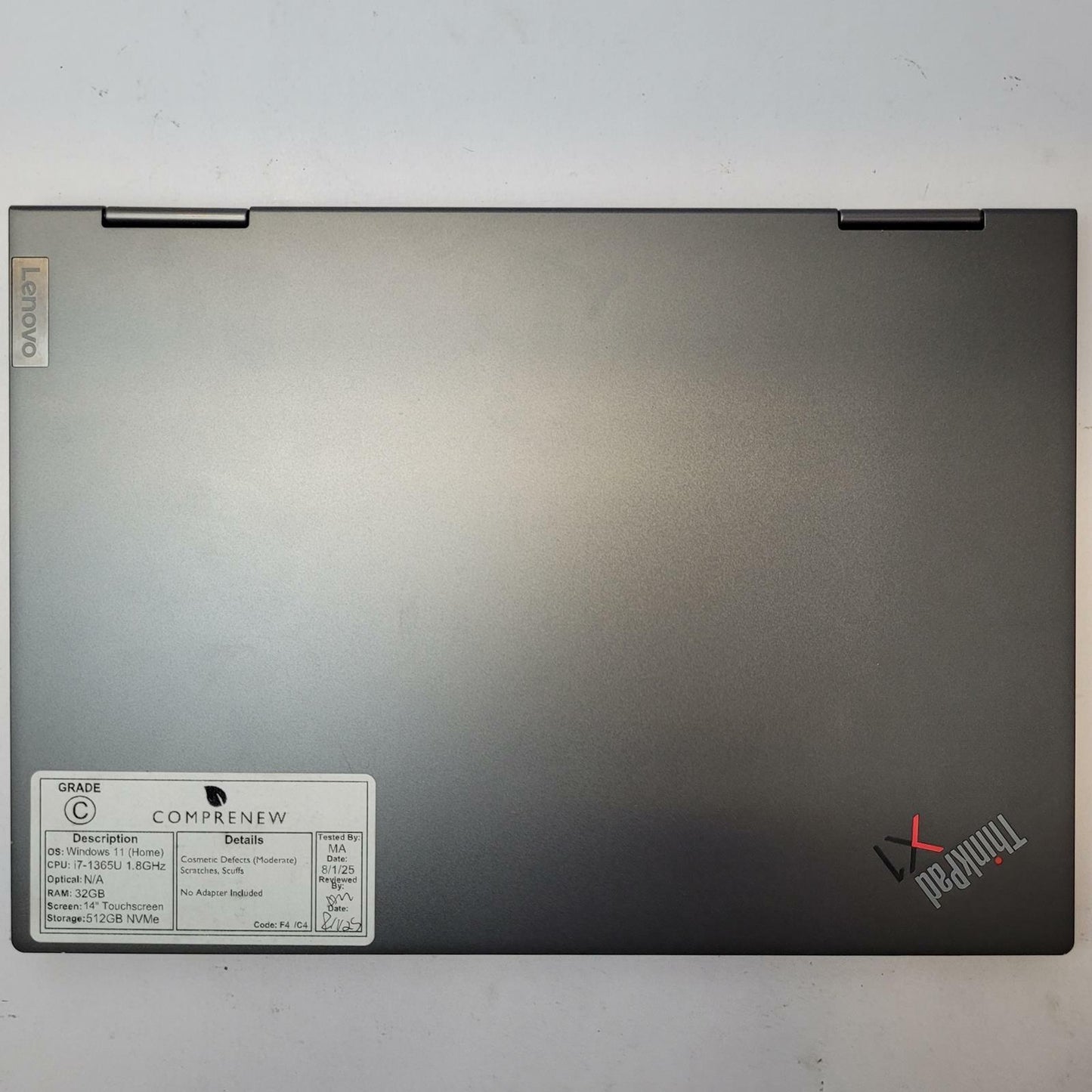 LENOVO X1 YOGA GEN 8 Windows 11 Home i7-1365U 32GB RAM 512GB NVME | Grade C