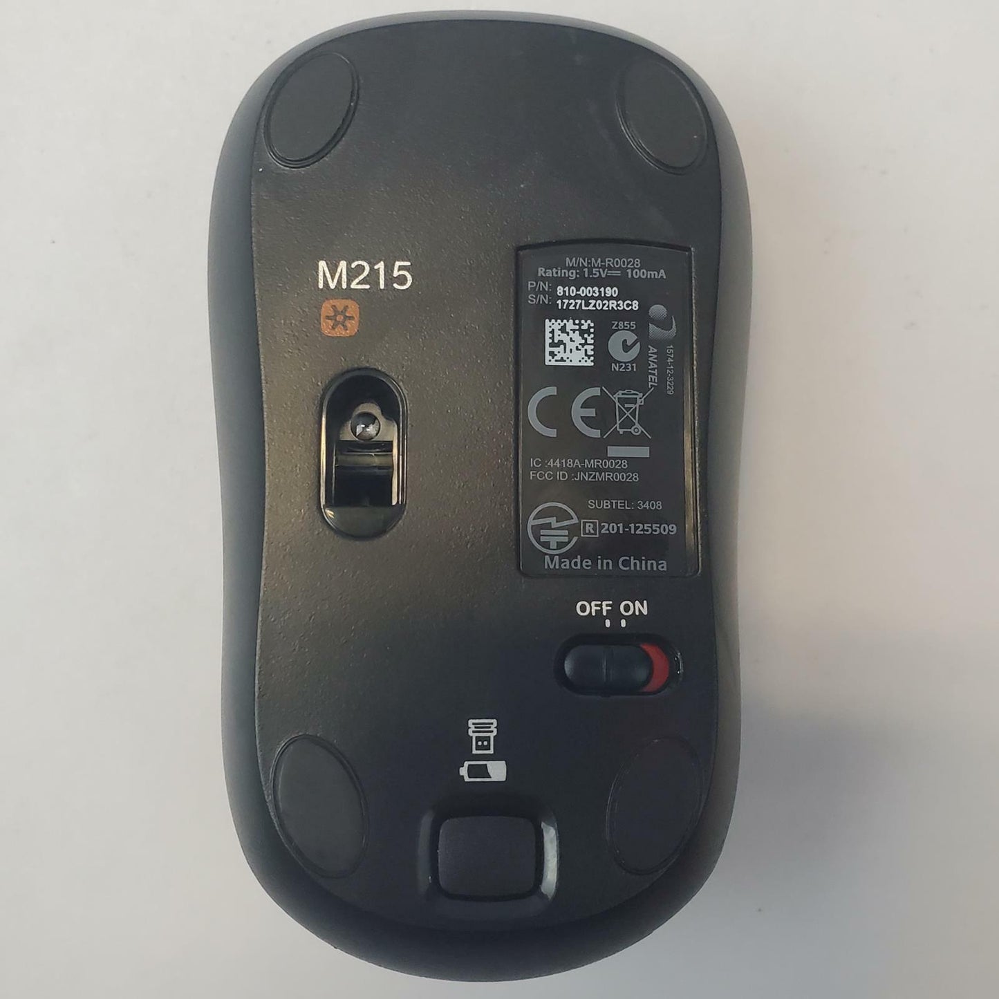 LOGITECH M215 USB Wireless Mouse | Grade A