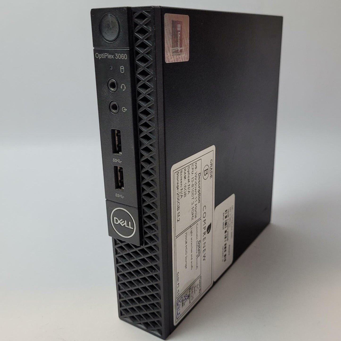 DELL OPTIPLEX 3060 Windows 11 Home I3-8100T 16GB RAM 256GB M.2 | Grade A