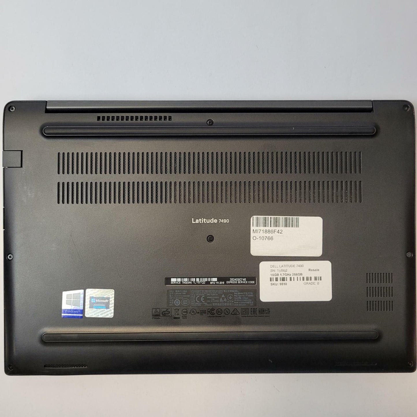 DELL LATITUDE 7490 Windows 11 Home I5-8350U 16GB RAM 256GB M.2 | Grade B