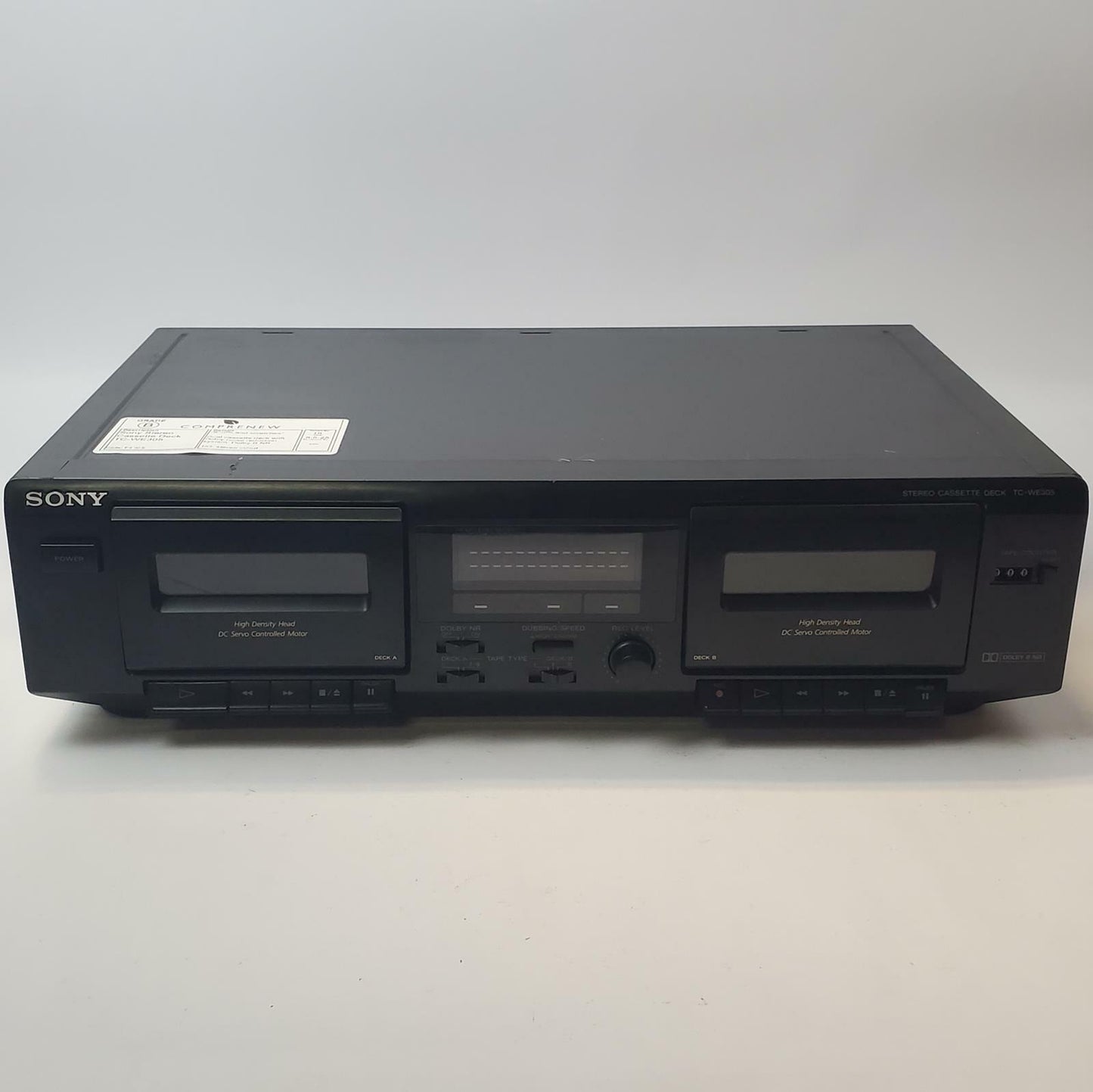 SONY TC-WE305 Stereo Dual Cassette Deck | Grade B