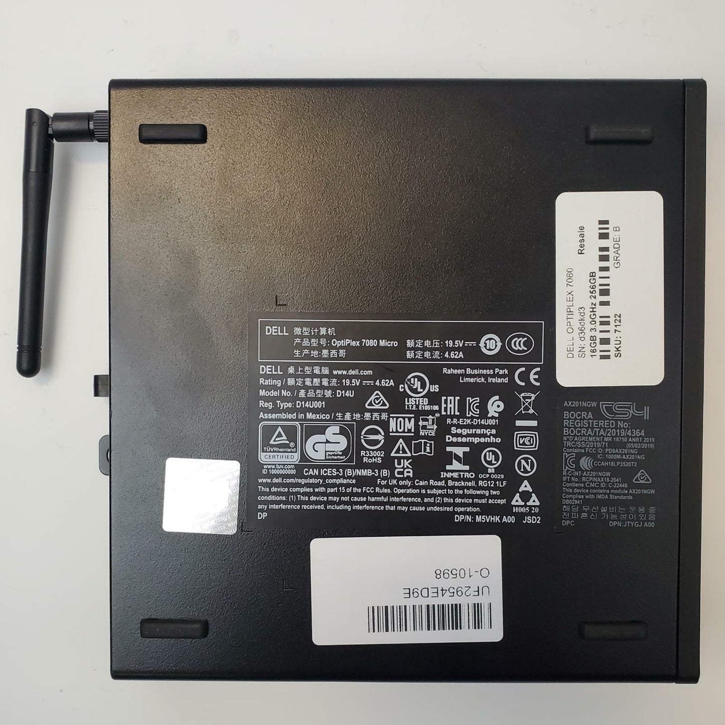 DELL OPTIPLEX 7080 Win 11 Home i3-10100T 16GB RAM 256GB NVME | Grade B